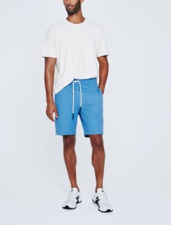 Kenji Sweatshort Laguna Blue Classic Sweatshorts MENS BOTTOMS Photo 1